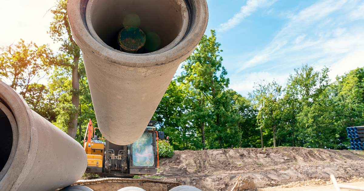 Drainage Culvert Installation Erosion Control Texas