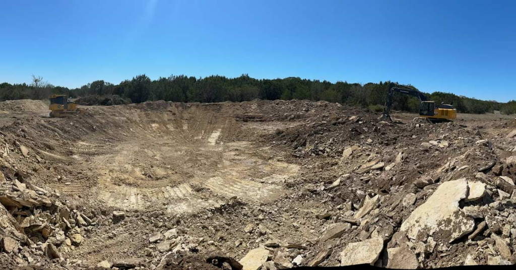 Pond Regrading Excavation 3bw Weatherford TX