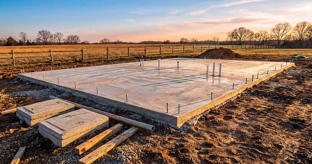 Building Pad Vs Concrete Slab Weatherford Tx